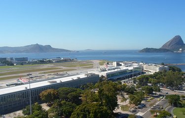 Vista aeroporto Santos Dumont